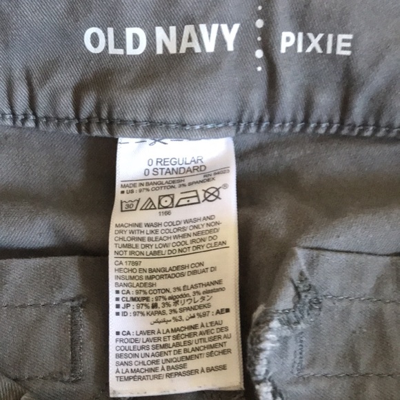 Old Navy Pixie Chinos in Light Gray - Picture 3 of 5